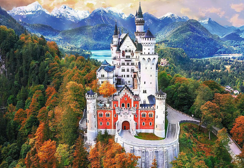 Trefl Puzzle Premium Plus - Photo Odyssey Zámek Neuschwanstein Německo 1000 dílků